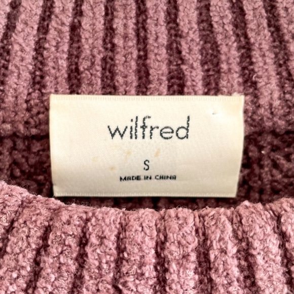 Wilfred Essential Chenille Sweater (Plum/mauve) - Picture 4 of 9